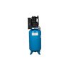 Abac IRONMAN 7.5 HP 230 Volt Single Phase Two Stage Cast Iron 80 Gallon Vertical Air Compressor ABC7-2180V